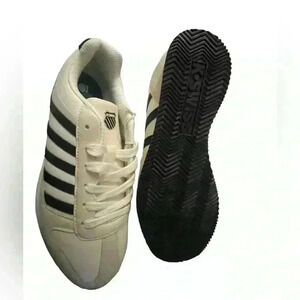 K-Swiss Shoes Men 7  Arvee Training Sneakers Tan And Black Low Top Lace ms2